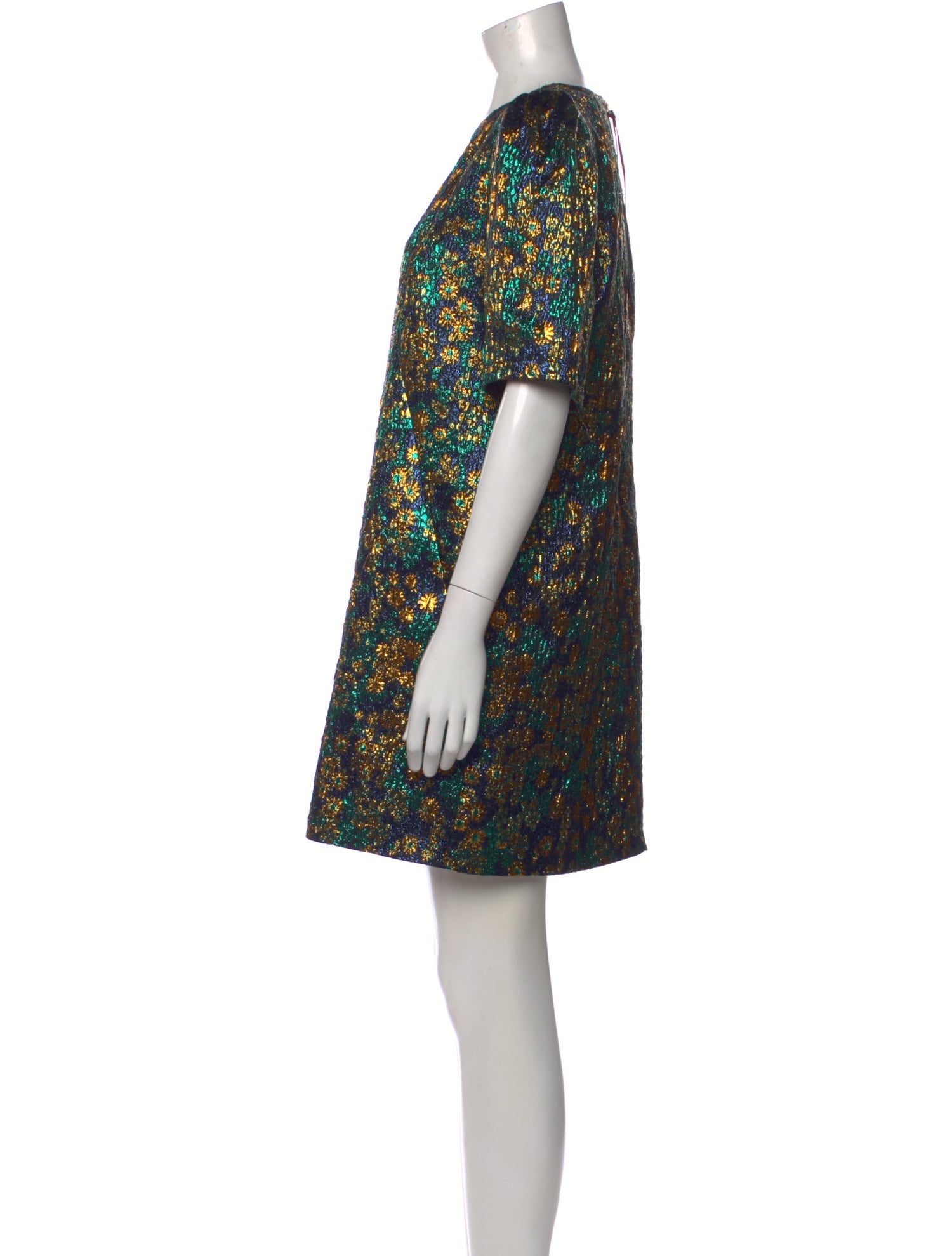 Odeeh Patterned Mini Dress w/ Tags