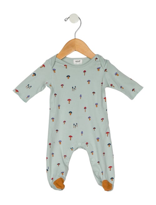 Oeuf Infant Boys Mushroom Print Onesie