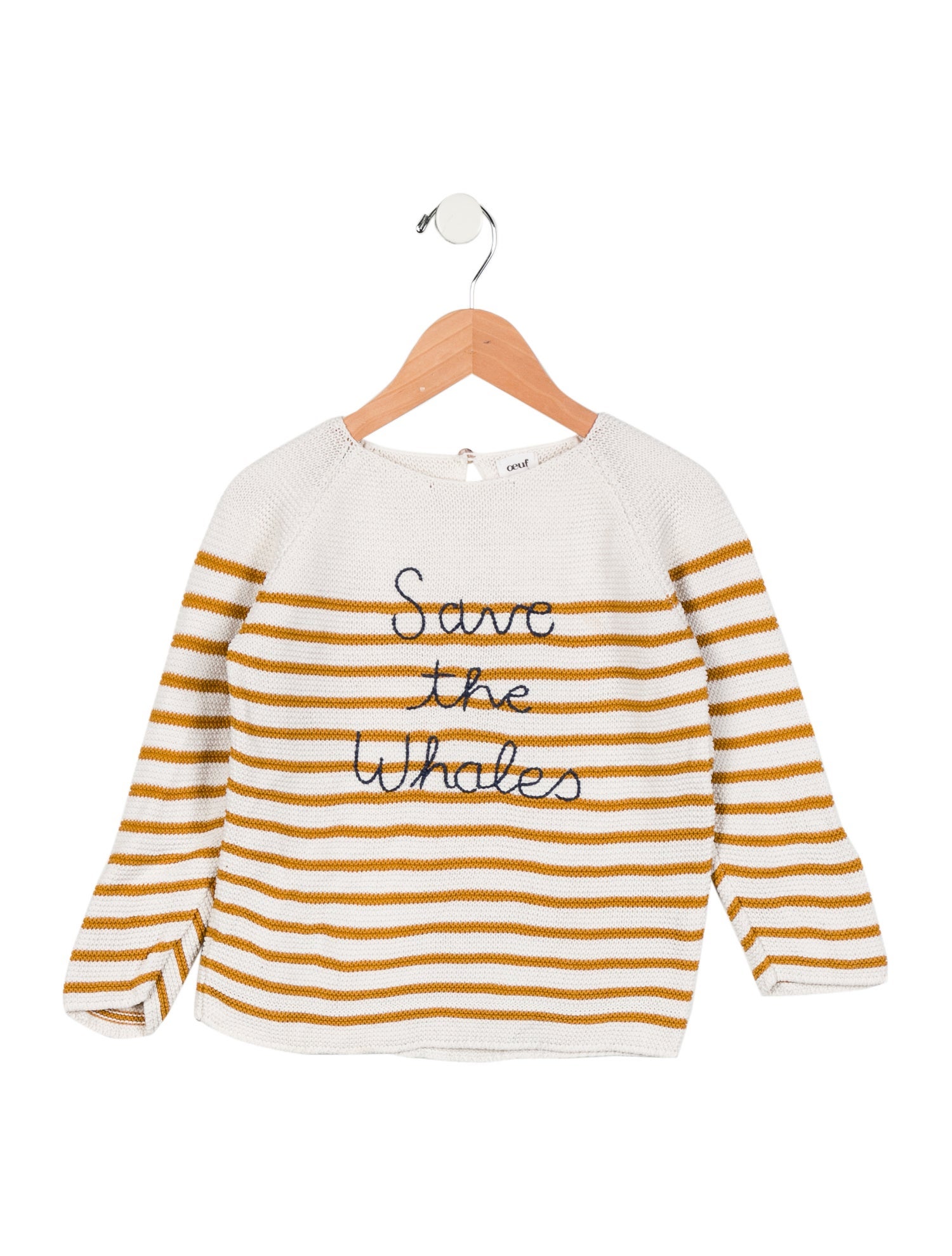 Oeuf Toddlers' Striped Long Sleeve Shirt