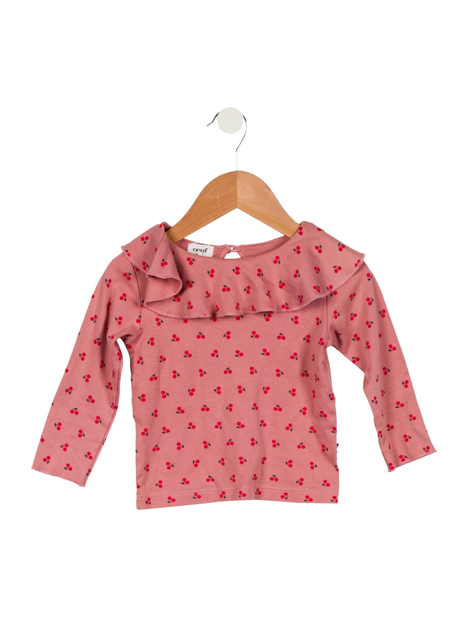 Oeuf Toddler Girls' Printed Long Sleeve Top
