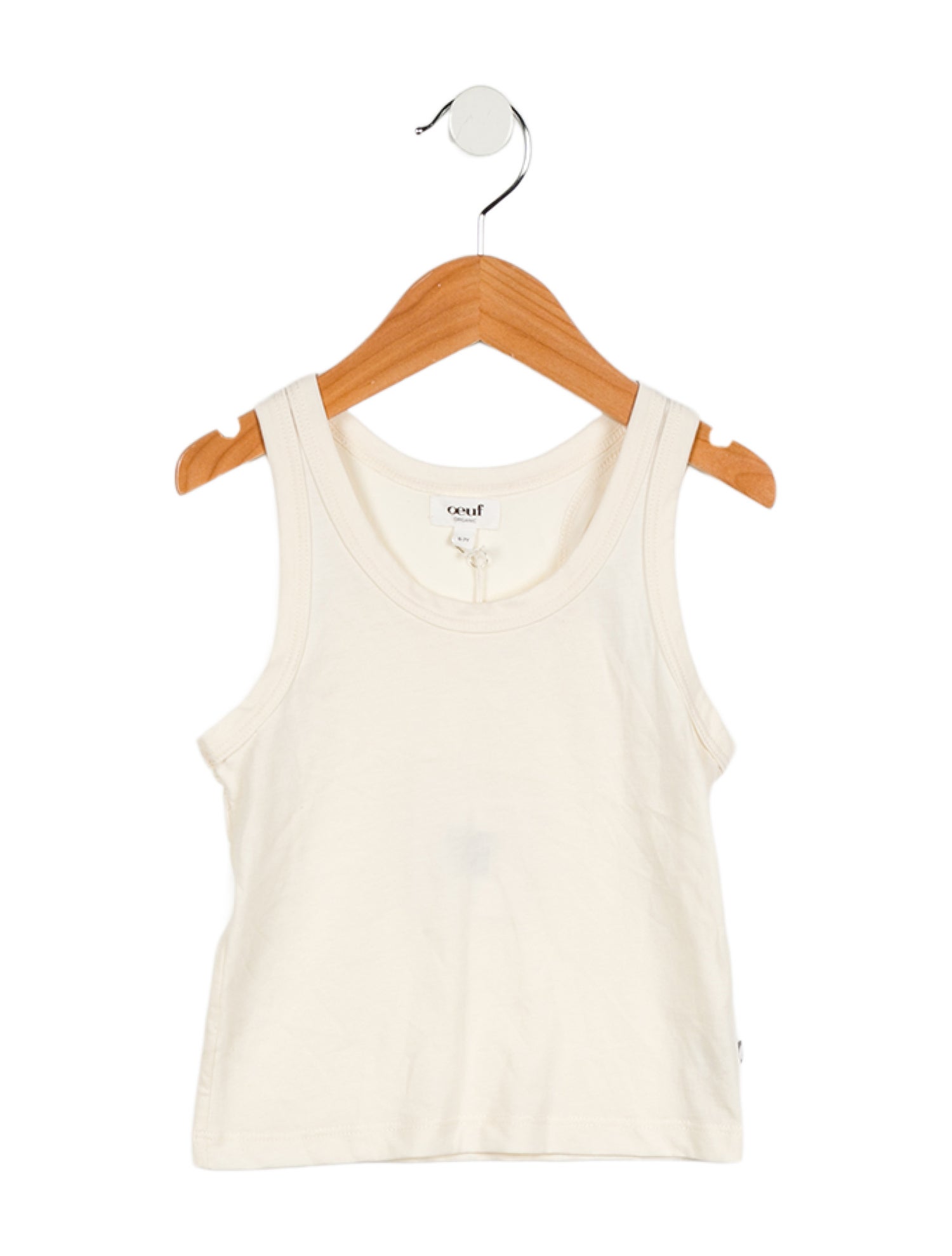 Oeuf Girls' Sleeveless Solid Tank Top w/ Tags