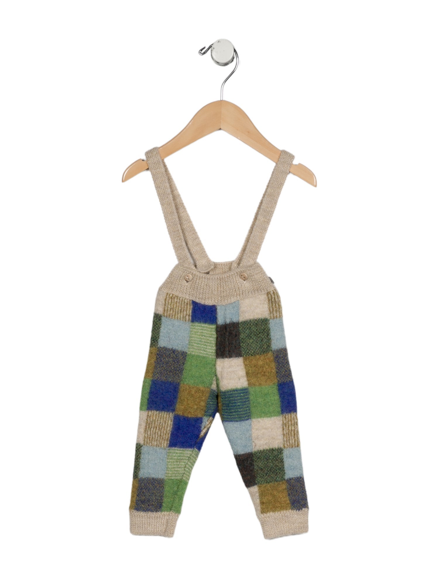 Oeuf Infant Boys' Patterned Alpaca Overalls