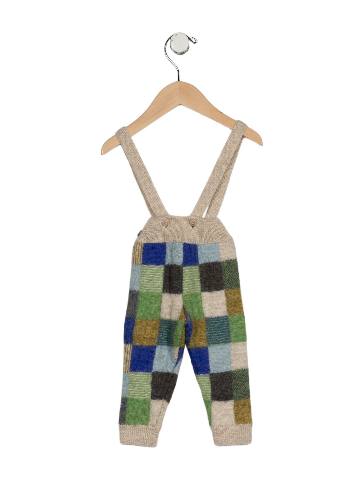 Oeuf Infant Boys' Patterned Alpaca Overalls