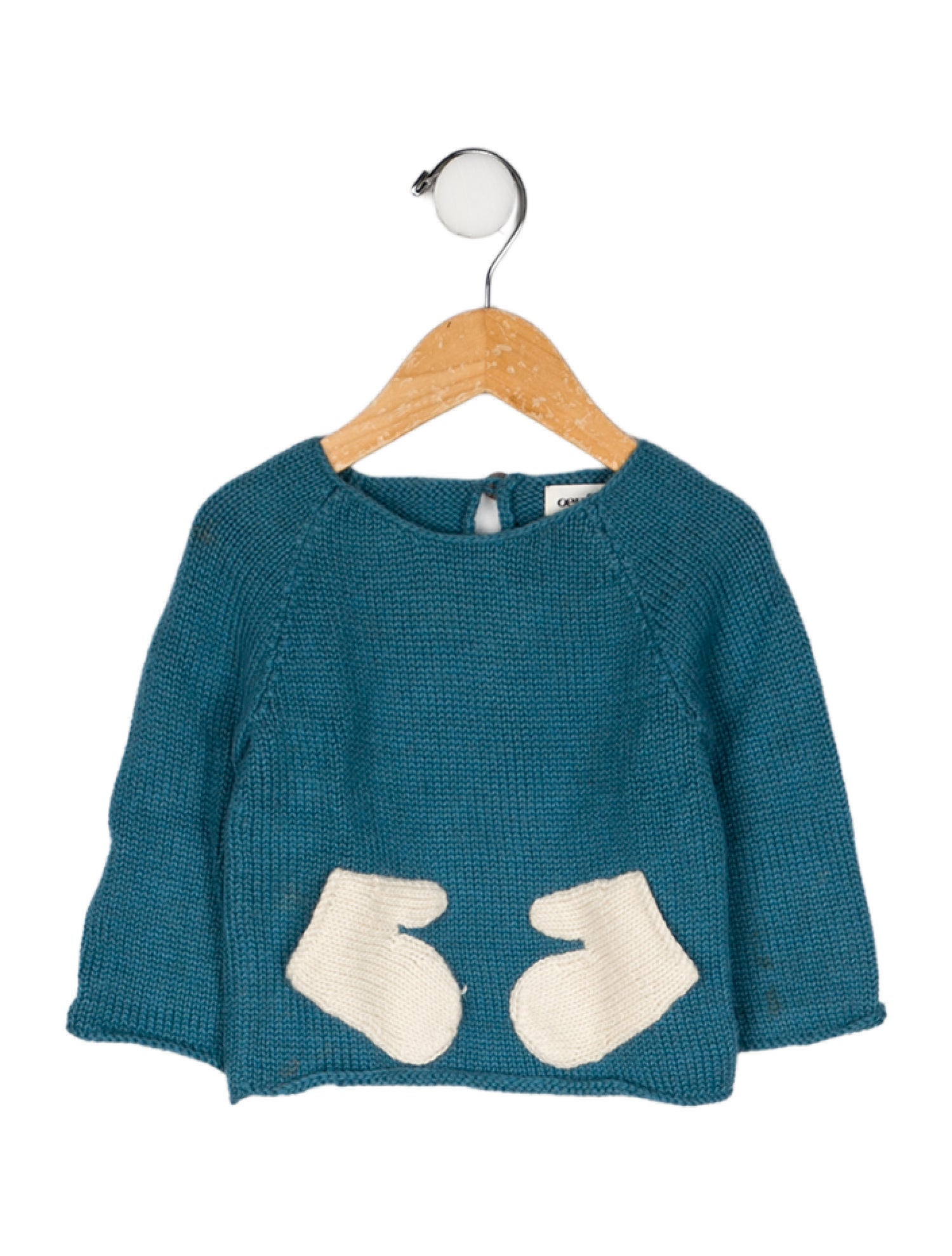 Oeuf Infant Girls' Pattern Woven Sweater