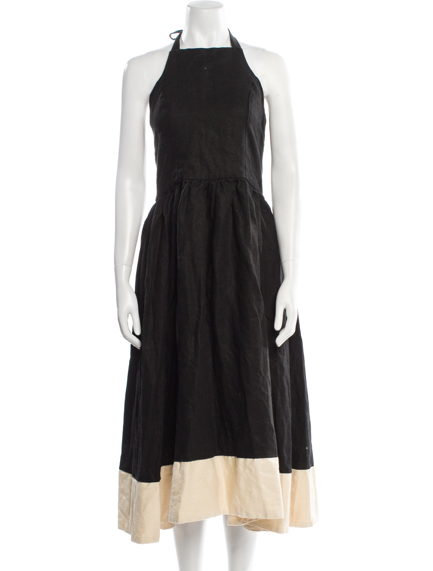 Ovate Halterneck Long Dress
