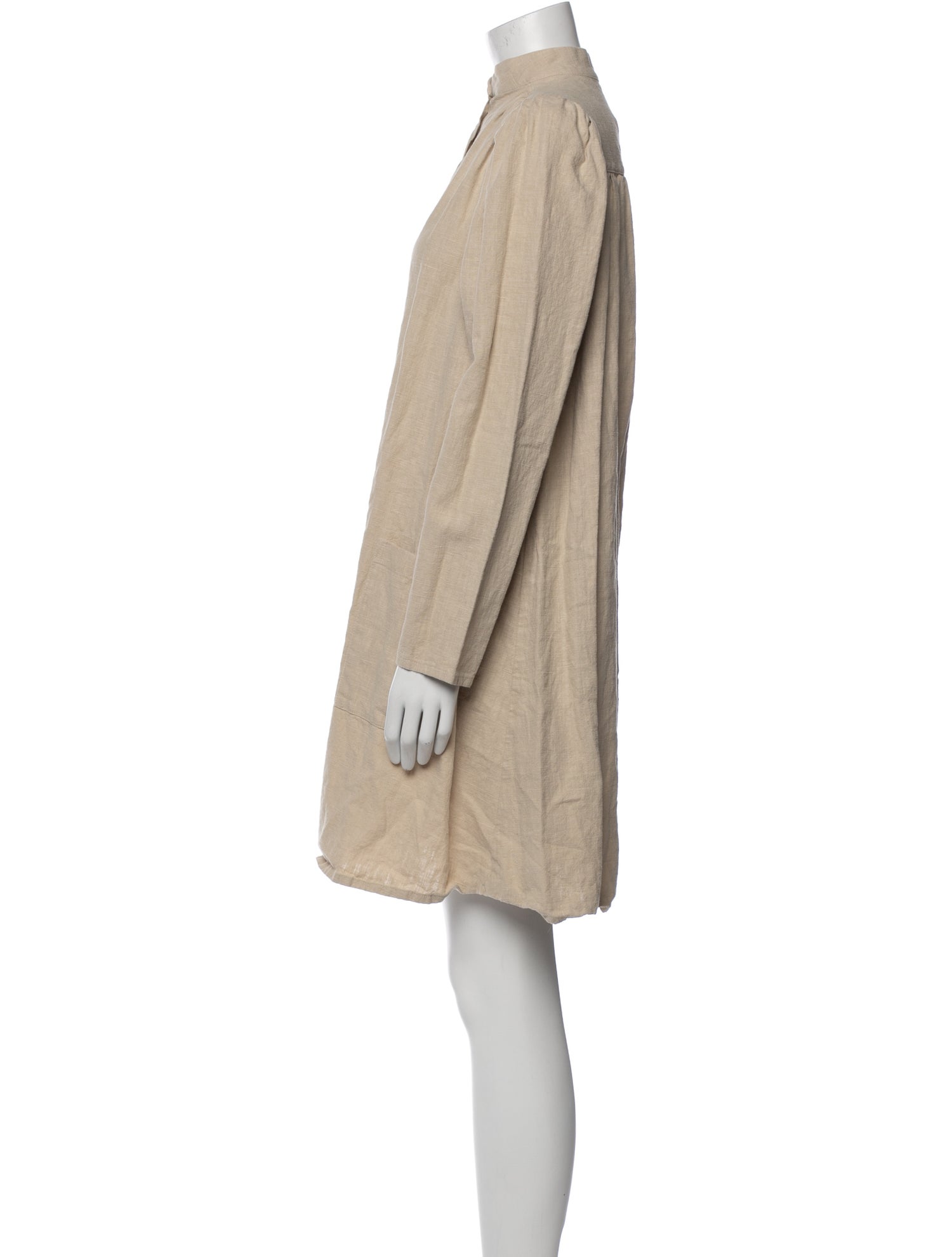 Ovate Mock Neck Mini Dress