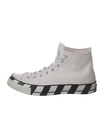 Pre-owned Off-white X Converse Chuck Taylor All Star 70 Hi Sneakers In White