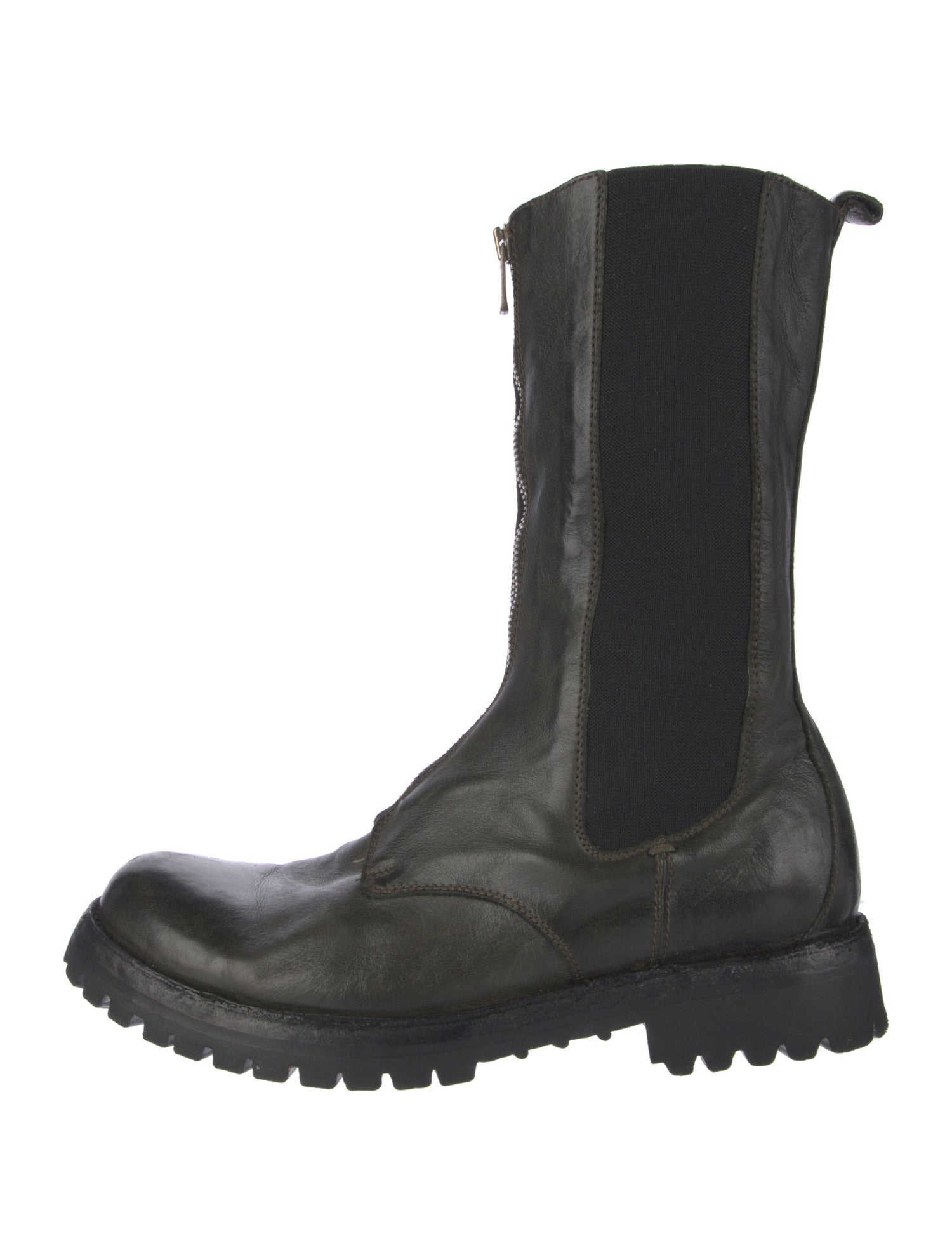 Officine Creative Leather Chelsea Boots