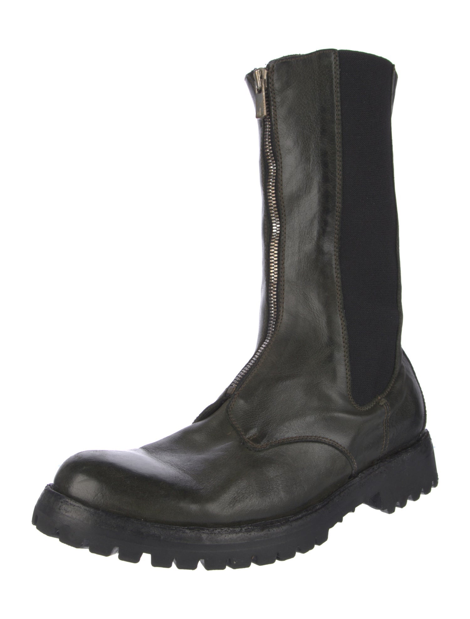 Officine Creative Leather Chelsea Boots