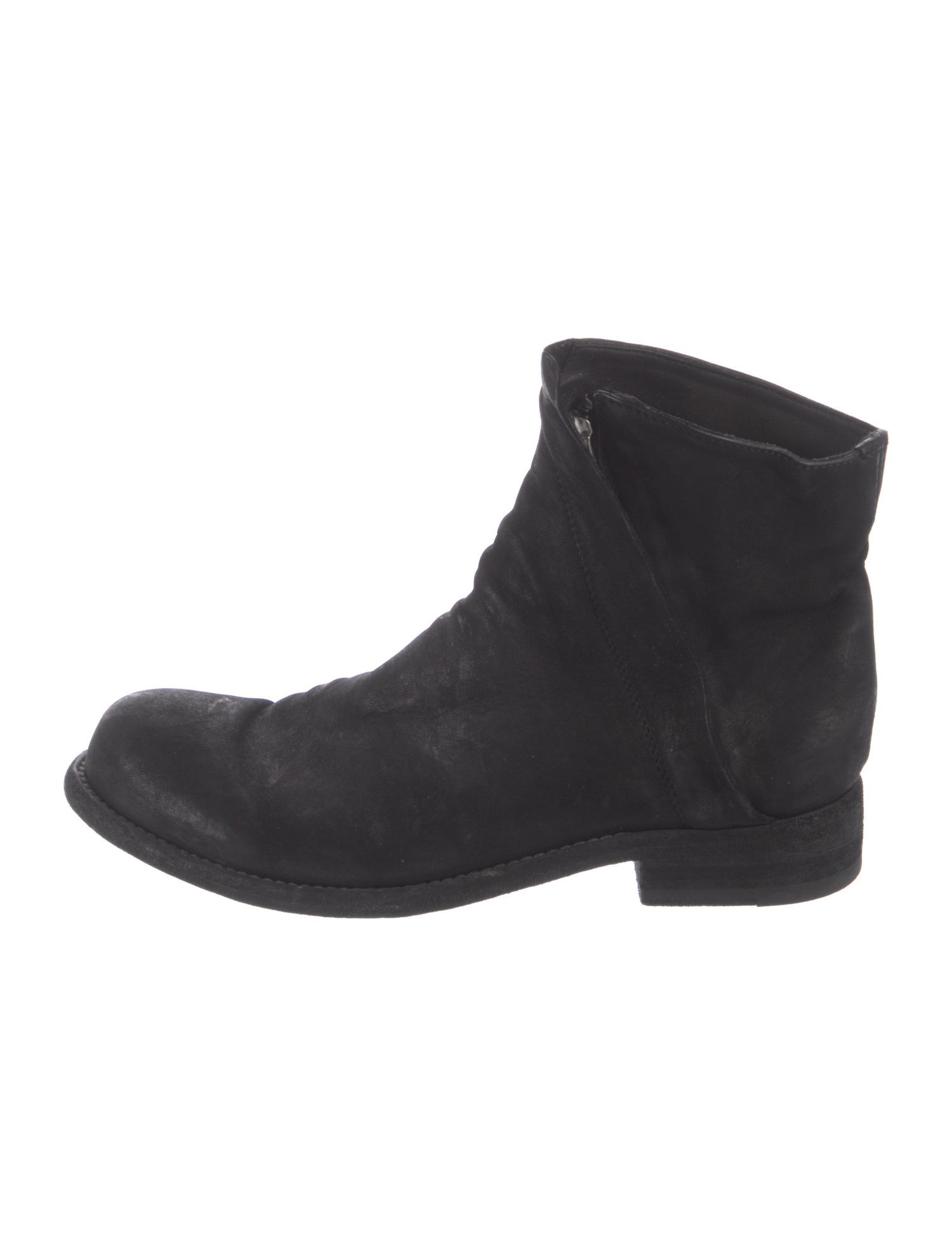 Officine Creative Suede Combat Boots