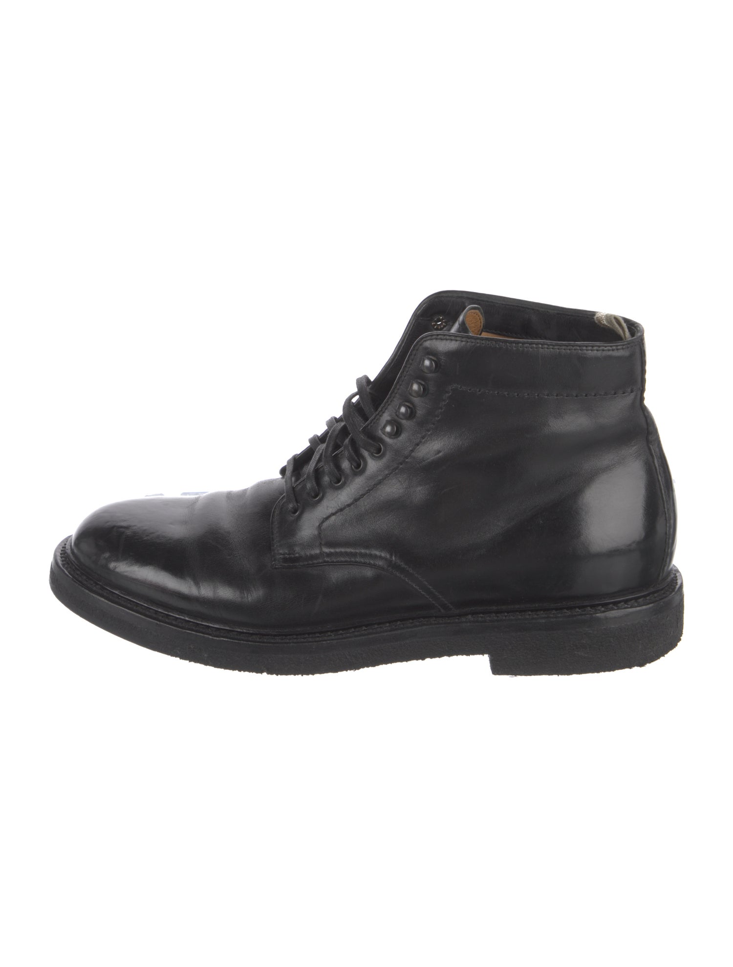 Officine Creative Leather Lace-Up Boots