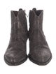 Officine Creative Leather Animal Print Western Boots