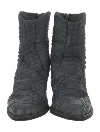 Officine Creative Embossed Leather Boots