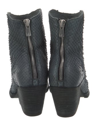 Officine Creative Embossed Leather Boots