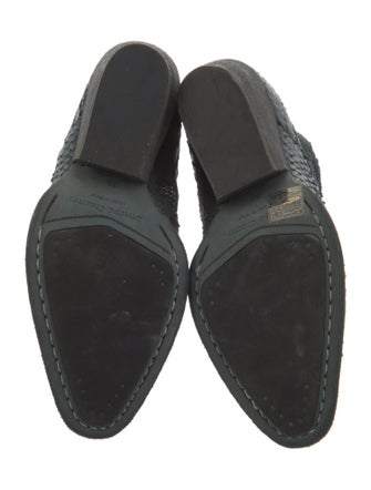 Officine Creative Embossed Leather Boots