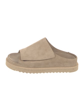 Officine Creative Suede Slides