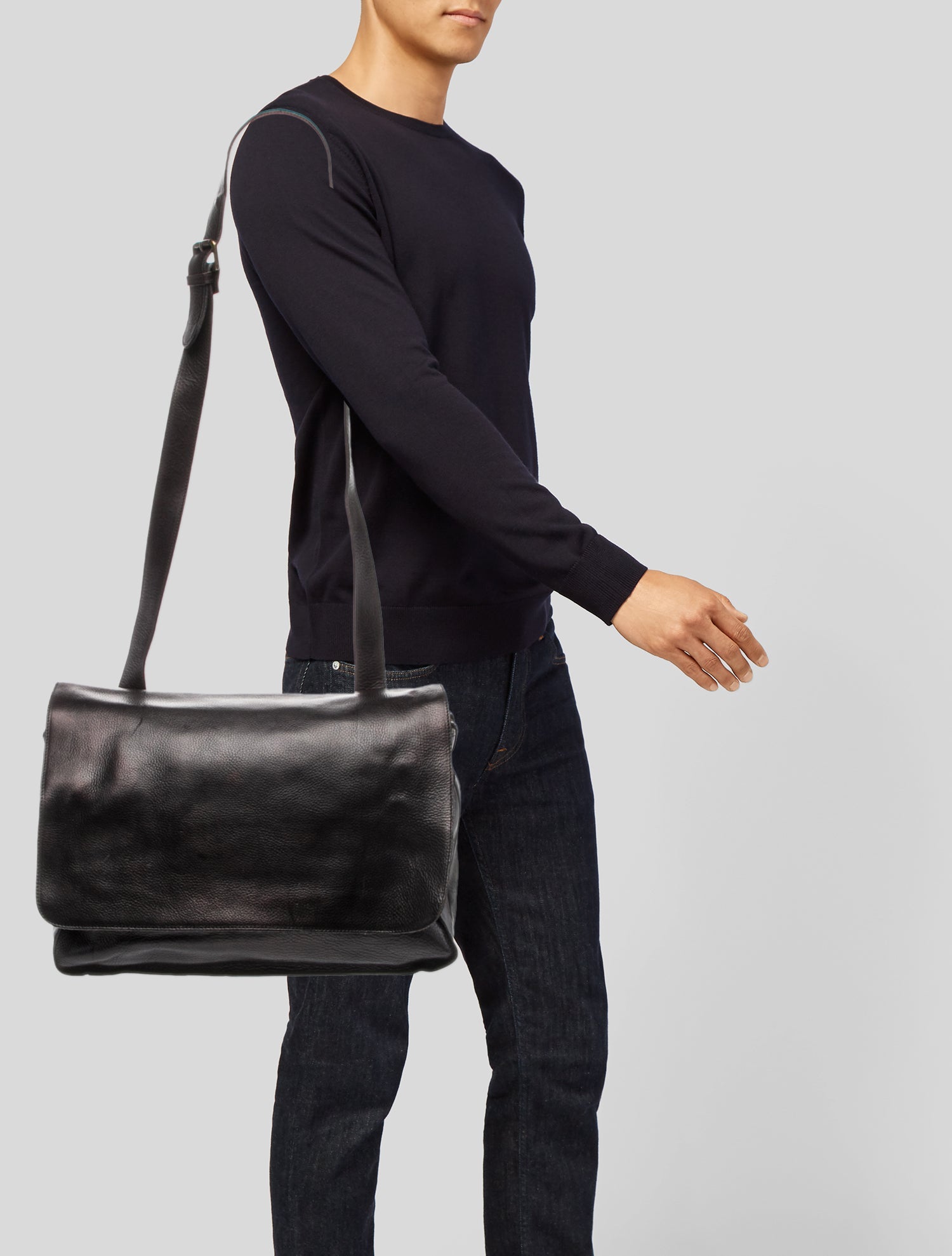 Officine Creative Leather Crossbody Bag