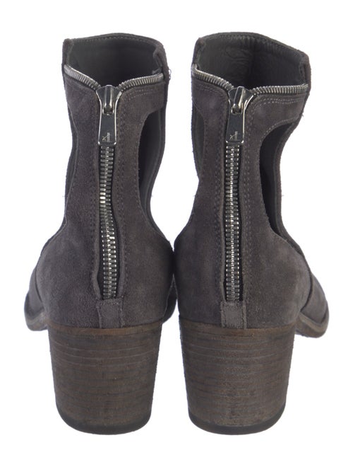 Officine Creative Suede Cutout Accent Boots