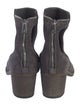 Officine Creative Suede Cutout Accent Boots