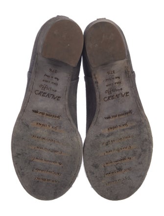 Officine Creative Suede Cutout Accent Boots