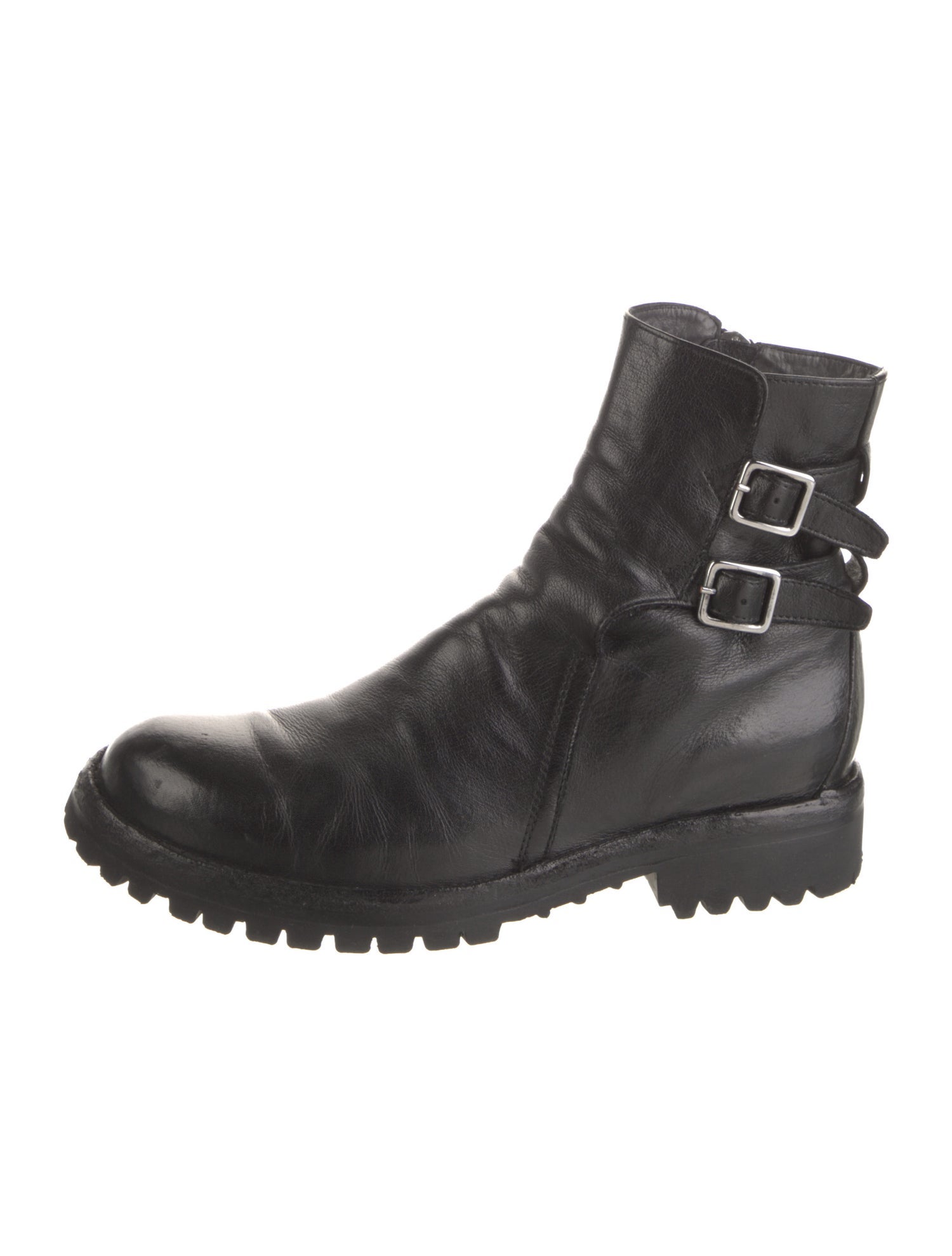 Officine Creative Leather Moto Boots