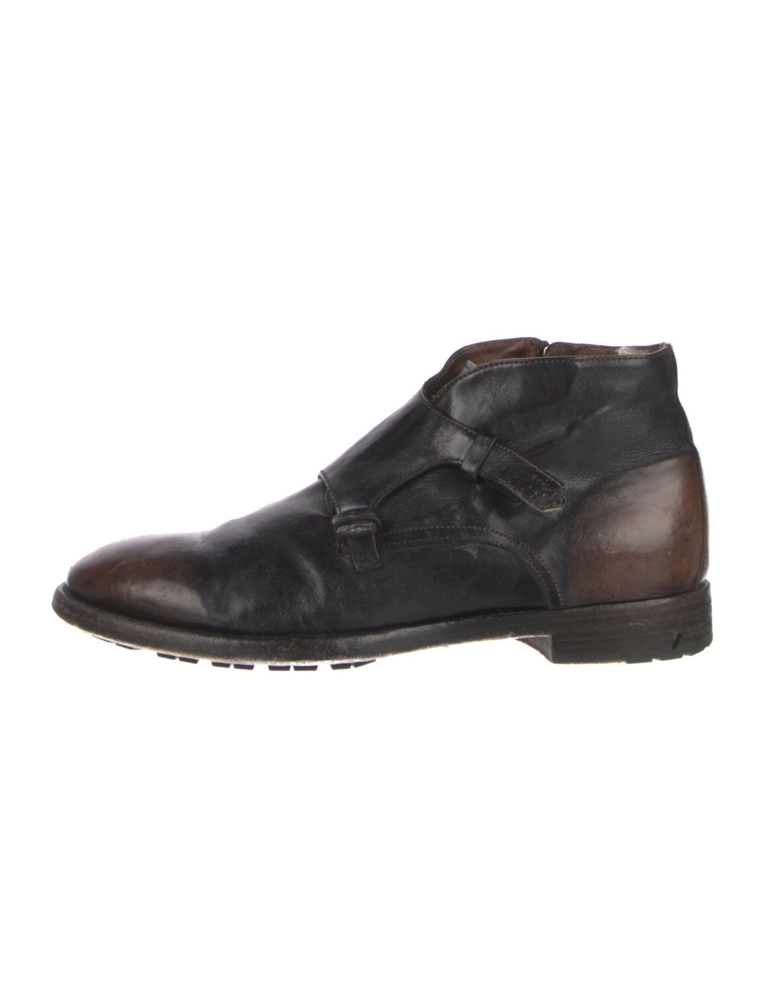 Officine Creative Leather Lace-Up Boots