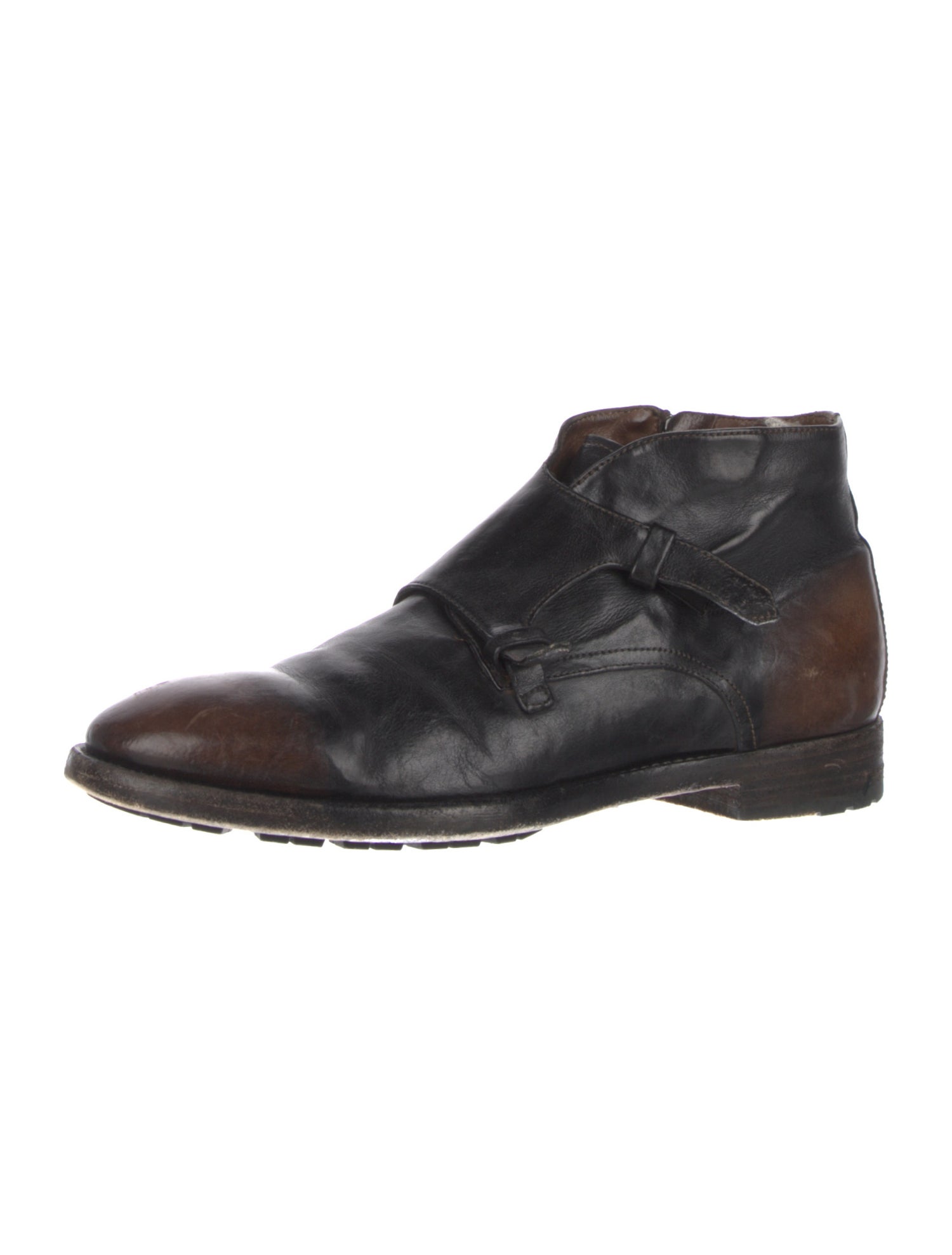 Officine Creative Leather Lace-Up Boots