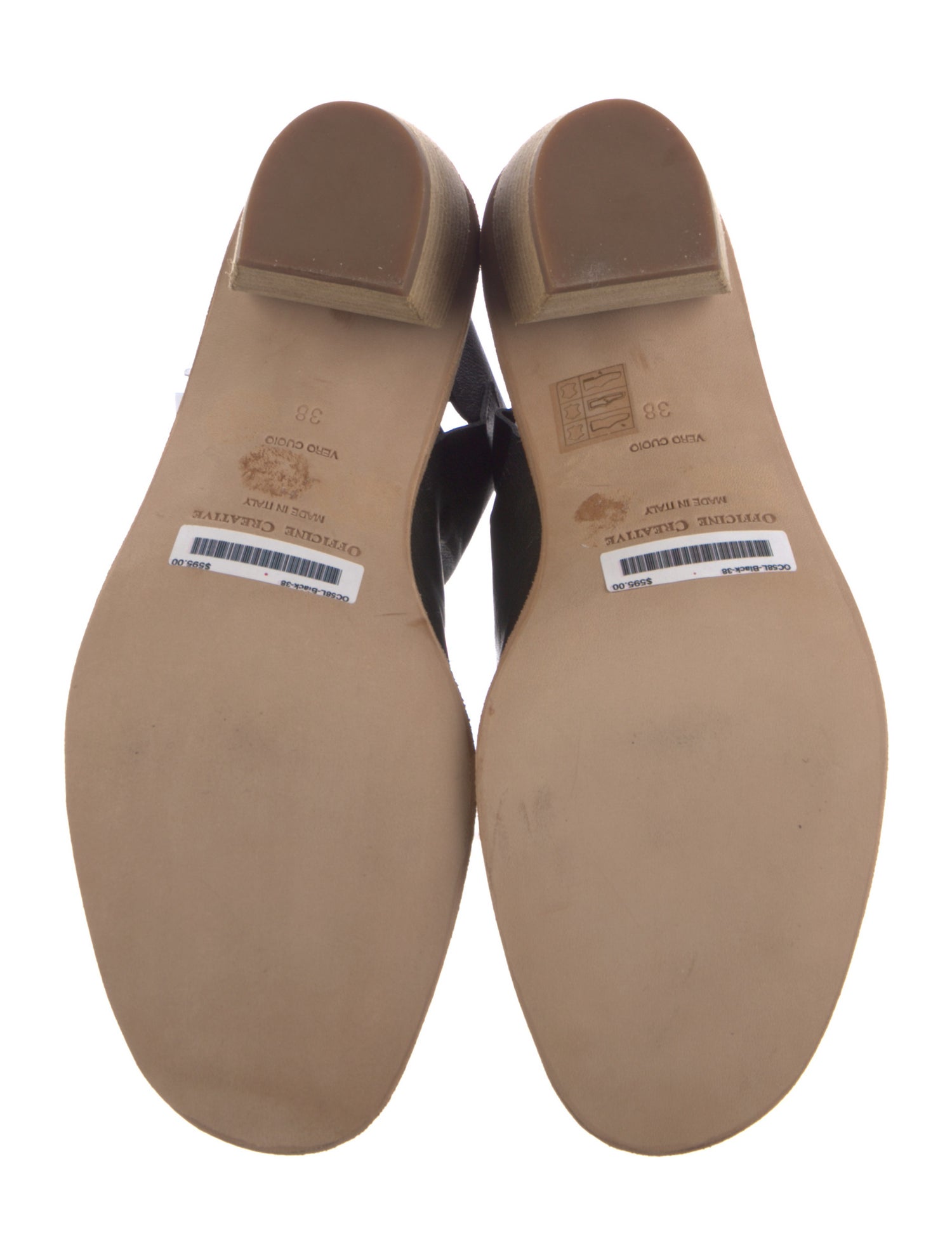 Officine Creative Leather Slingback Sandals