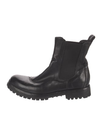 Officine Creative Leather Chelsea Boots