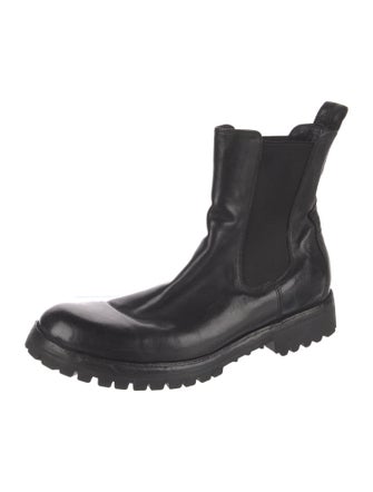 Officine Creative Leather Chelsea Boots