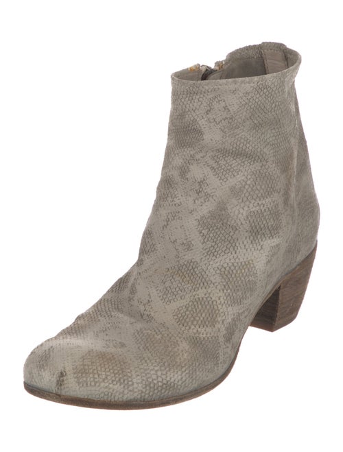Officine Creative Leather Patterned Boots