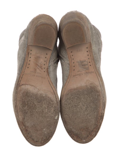 Officine Creative Leather Patterned Boots