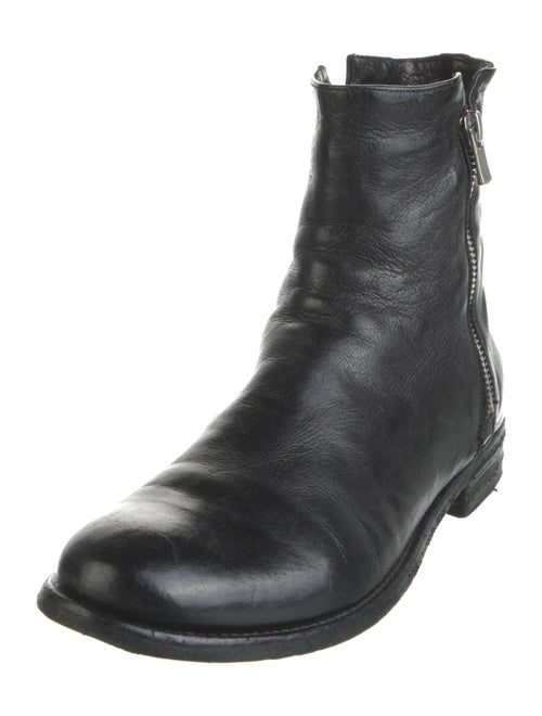 Officine Creative Leather Combat Boots