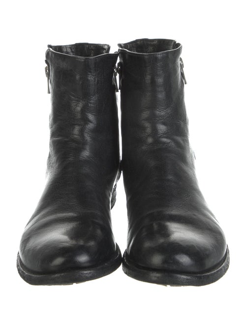 Officine Creative Leather Combat Boots