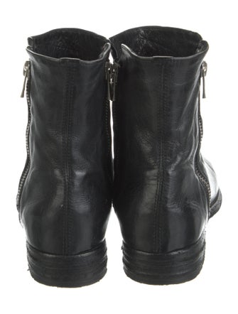 Officine Creative Leather Combat Boots