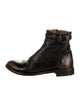 Officine Creative Leather Combat Boots