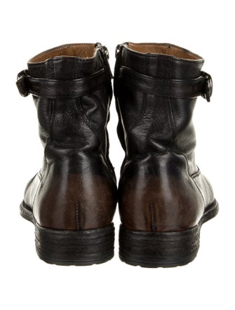 Officine Creative Leather Combat Boots