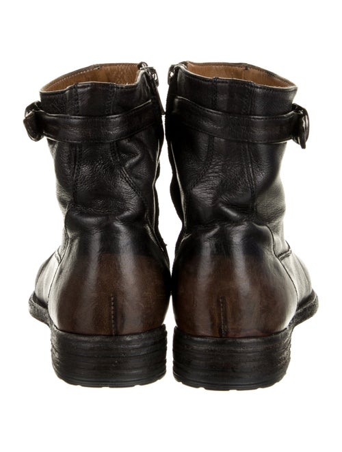 Officine Creative Leather Combat Boots