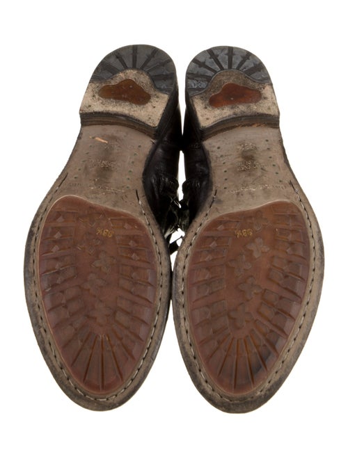 Officine Creative Leather Combat Boots