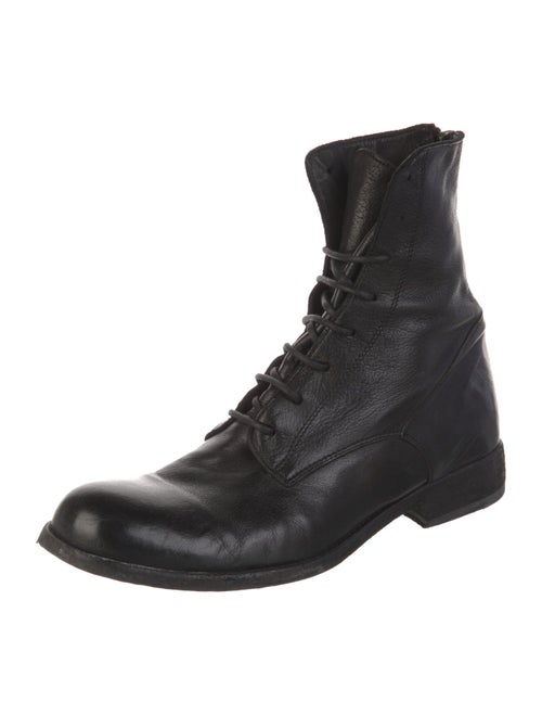 Officine Creative Leather Combat Boots