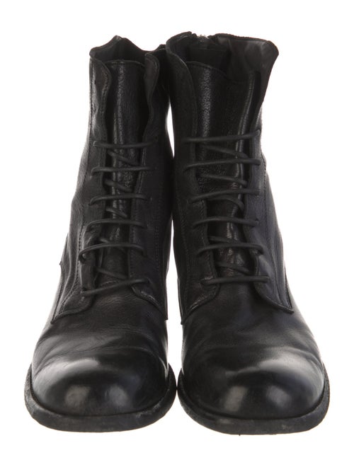 Officine Creative Leather Combat Boots