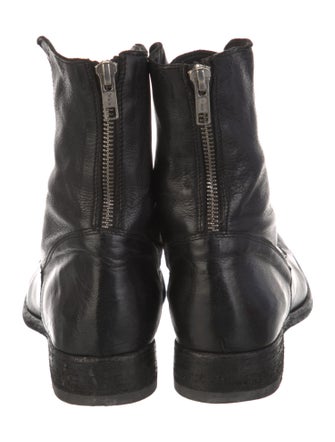 Officine Creative Leather Combat Boots
