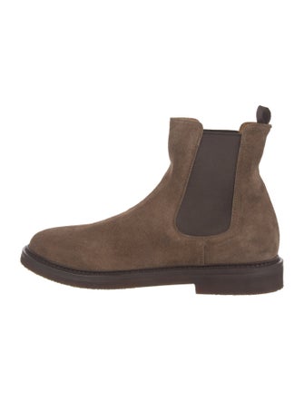 Officine Creative Suede Distressed Accents Chelsea Boots