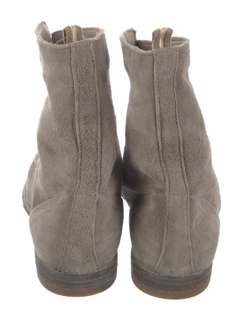 Officine Creative Suede Combat Boots