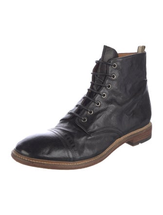 Officine Creative Leather Lace-Up Boots
