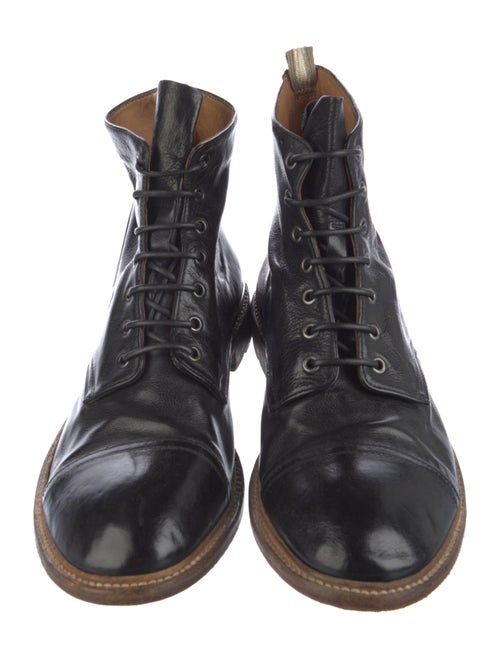 Officine Creative Leather Lace-Up Boots