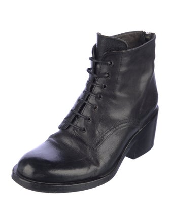 Officine Creative Leather Combat Boots