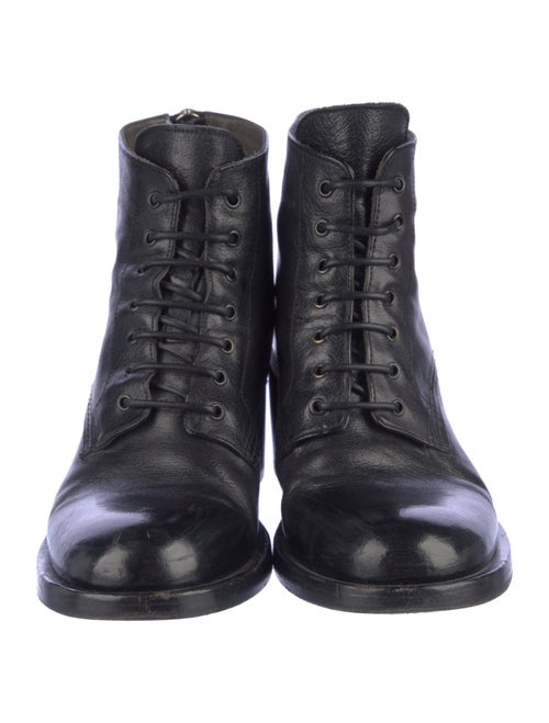 Officine Creative Leather Combat Boots
