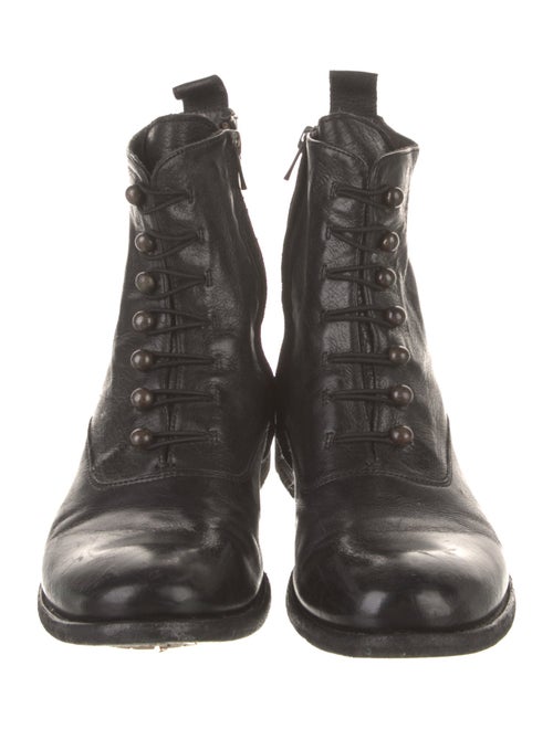 Officine Creative Leather Combat Boots
