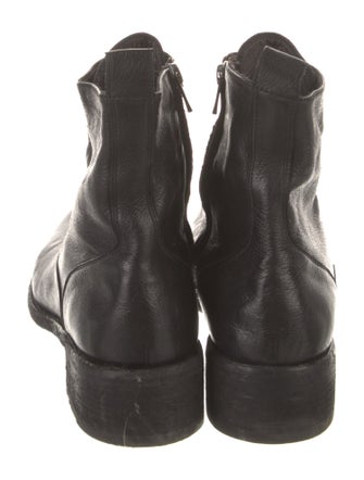 Officine Creative Leather Combat Boots